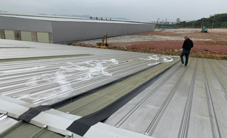 胡市镇厂房屋面防水维修案例